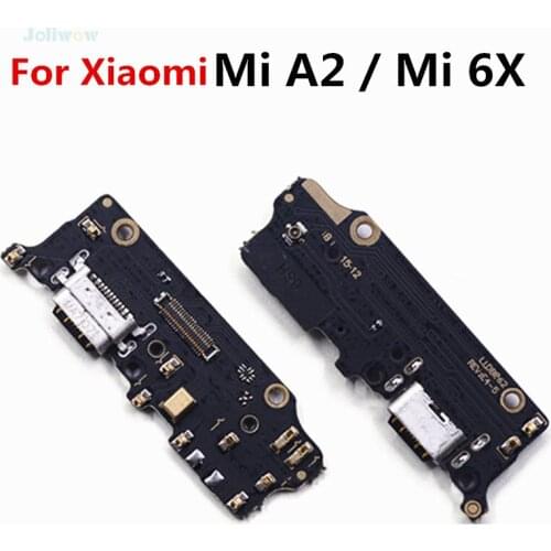 For Xiaomi Mi 6X A2 USB Charging Port Charger Board Flex Cable Dock Plug Connector Replacement Parts For Xiaomi mi6X