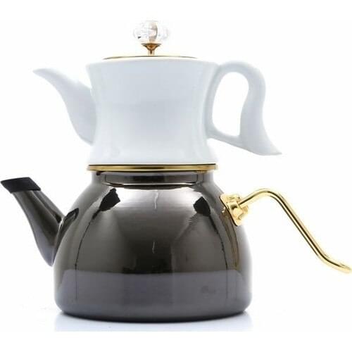 Luxury Enamel Teapot Set with Porcelain Teapot 2021 Modern Luxury Stylish Teapot Kitchen Tools Kettle чай чайник заварочный