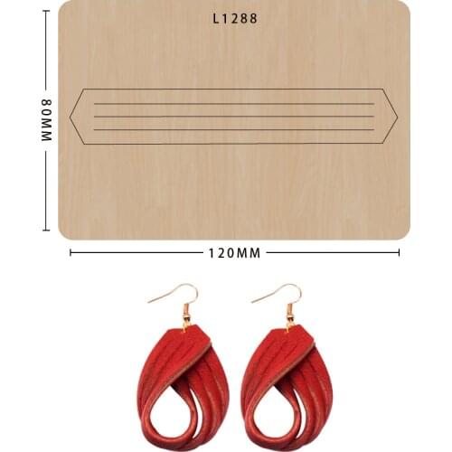 Christmas New Design Scrapbook Cut Creativity Earring Wood Moulds Die Cut Making Decor Supplies Dies Template