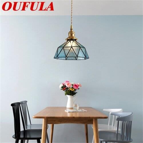 OUFULA Modern Pendant Lights Copper Hanging Lamps Creative Fashionable Decorative Suitable For Home Dining Room Restaurant