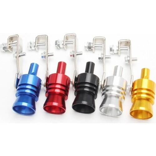 Universal Motorcycle Car Modification Exhaust Pipe Whistle Exhaust Turbo Sound Muffler Turbo Tail Whistle For 37mm-48mm CBDJ