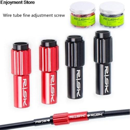 2pcs/1 pair Bicycle Cable Adjuster Screw Road Bike Derailleur Regolatore Shift Cabl