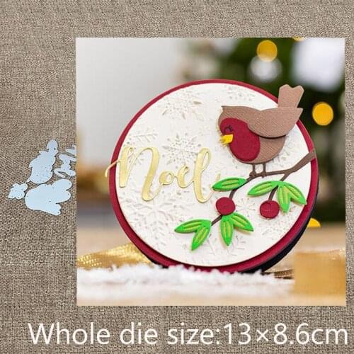 New Design Craft Metal die cuts Cutting Die bird note branch decoration scrapbooking Album Paper Card Craft Embossing die cuts