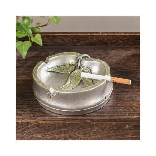 High-end gift ashtray new Chinese classical home living room hotel tea house decoration retro creative ornaments