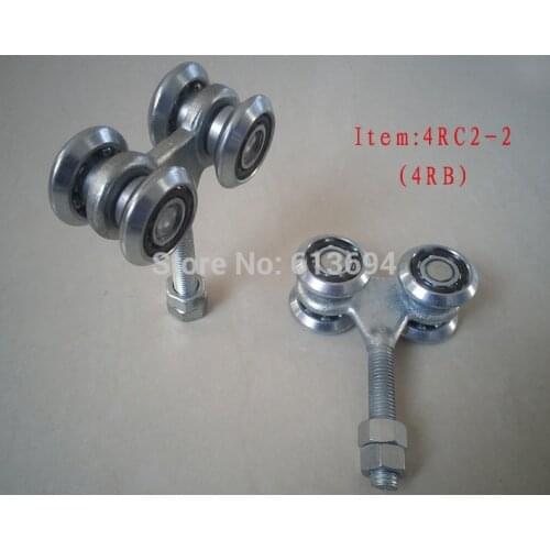 1.5 inch sliding gate hanging roller with 4pcs rollers
