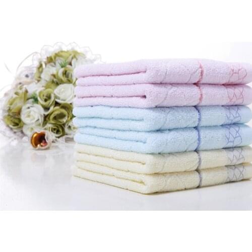 1pc 100% Cotton Embroidered Beach Bath Towel for Adults Luxury Brand High Quality Soft Face Towel 34x75cm