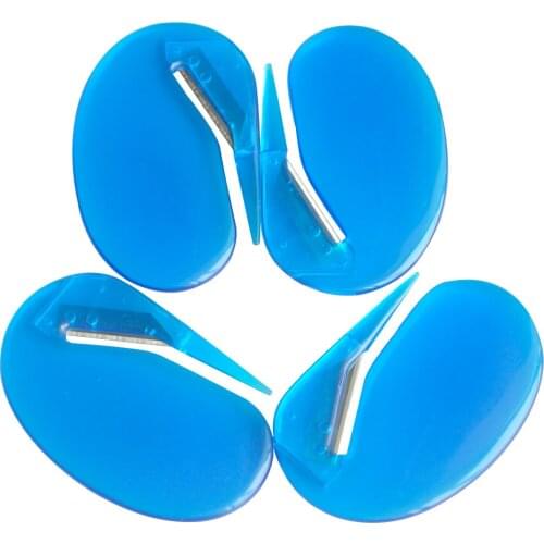 10Pcs Plastic Letter Knife Mini Mail Envelope Opener Safety Paper Guarded Ellipse Shape With Sharp Blade Office Accessories