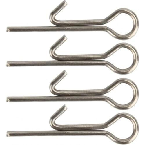 100Pcs Fishing Hook Soft Lure Bait Fixed Connecting Pins Swivel Accessories Lure Bait Fixed Connecting Pins Swivel Accessories