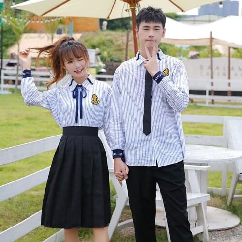 2020 New Spring Autumn Middle School Uniform Jk Uniform Korean Style Long Sleeve Shirt Skirts Suit Japanese Uniform