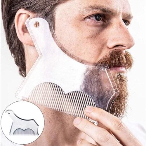 70% Hot Sale Fashion Men Beard Shaper Shaping Tool Template Guide Shaver Face Hair Trimmer