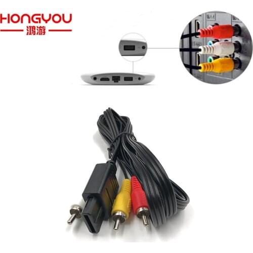 Av cable for n64/NGC/SNES av cable for nintendo 60 for snes for gamecube AV RCA Audio/Video TV Composite Cable