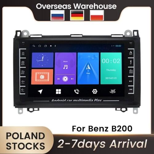 1280X720 Android BT GPS Navigation Car Radio Multimedia Player For Mercedes Benz B200 A B Class W169 W245 Viano Vito W639 NO DVD