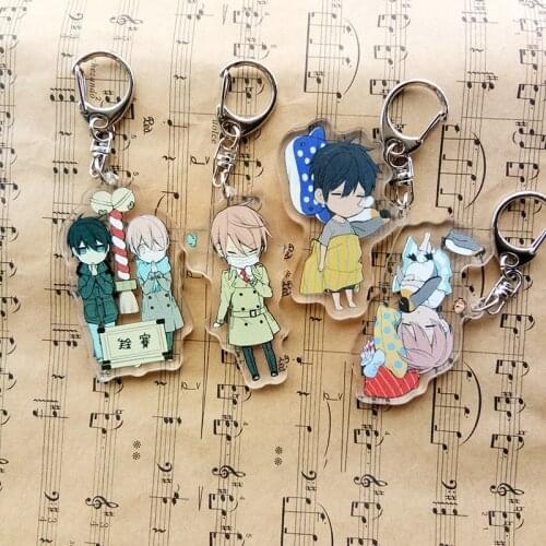 Fujoshi Romantic BL 10 Count Ten Count Penguin Sleep Tadaomi RIHITO TSHIROTANI Keychain Portachiavi Keyring Rotten Girl Boy