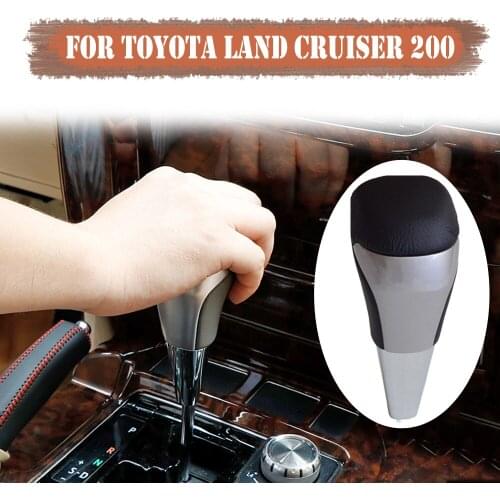Wooden Color Automatic Transmission Gear Shift Knob For Toyota Land Cruiser LC200 2016 2017 2018 2019 2020 Accessories