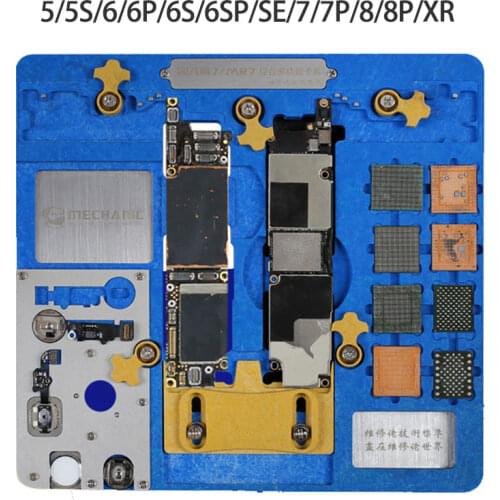 PCB Holder Logic Board Fixture for iPhone XR/8P/8/7P/7/6SP/6S/6P/6/5S/SE/5 A7/A8/A9/A10/A11/A12 CPU Nand Chip Repair Fixed Tool