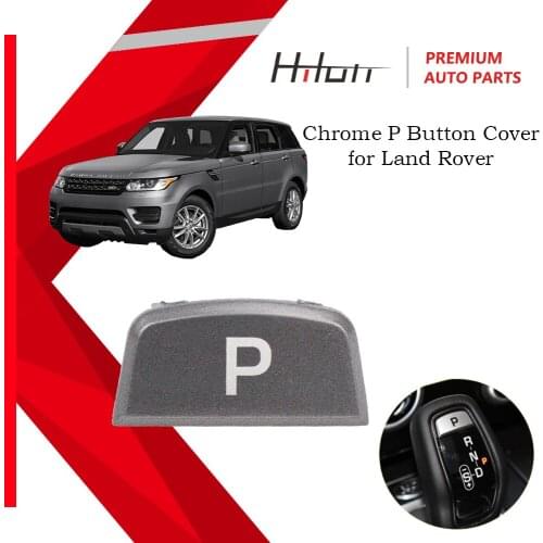 Chrome P Button Cover Change Lid Release Button for Land Rover Range Rover Jaguar F-TYPE