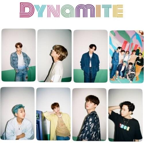 Kpop Bangtan Boy Photo Card Lomo Card Photo Photo Card Dynamite New Album Returns To The Surroundings