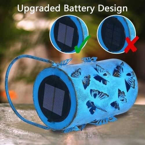 Beautiful LED Solar Butterfly Lantern Lights Waterproof For Lawn Patio Landscape Garden Decoration Outdoor Jardim