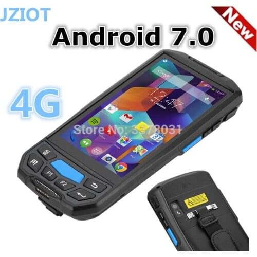 Logistic android handheld pda with nfc card reader/58mm thermal printer/qr code scanner and sdk