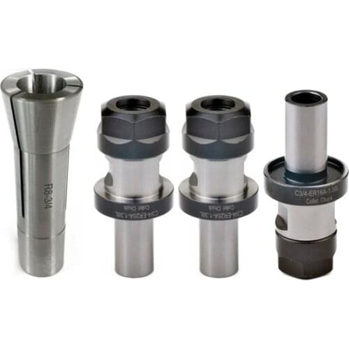 M12 R8 ER20 Chuck Chuck Kit 3PCS 3/4 ER20 1.38 TTS Tool Holder For CNC Milling Tool Holder Engraving Machine Lathe Mill Spring