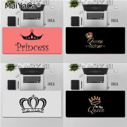 Maiyaca Top Quality Princess crown queen Beautiful Anime Mouse Mat Free Shipping Large Mouse Pad Keyboards Mat