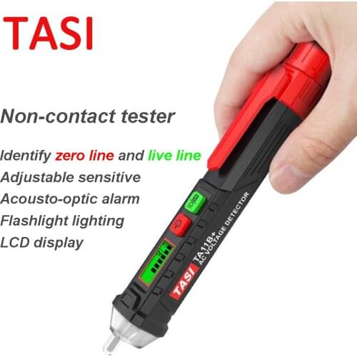 AC/DC Digital Display Multi-function Induction Test Pencil Sound/Light Alarm AC / 12~1000V Non-Contact Voltage Detector