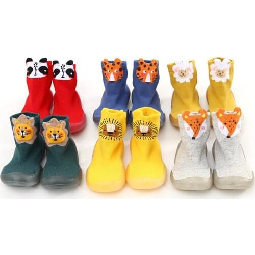 New Baby Boys Girls Toddler Non-slip Indoor Floor Anti-slip Slippers Babys Outdoor Breathable Cotton Soft Sock Shoes For Kids