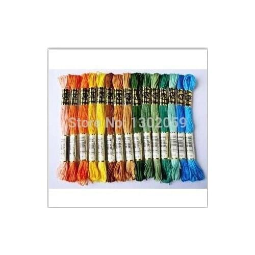 Similar DMC Embroidery Cross Stitch Thread Floss 894 Pieces Or 2 Full Set Thread +100 Pieces of Needle