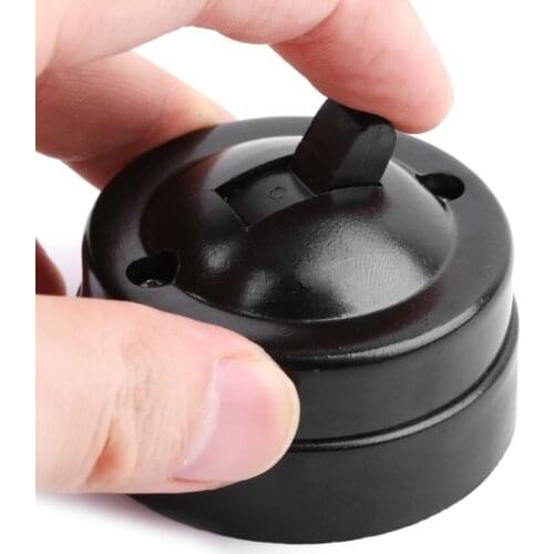 Retro Single-control Switch Surface Mounted Wall Light Button Old-fashioned