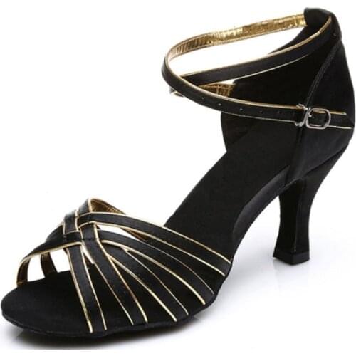 Dance Shoes Adult Latin Tango Ballroom Shoes For Women Girls 2018 New Cheap Discount 802