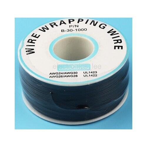 1 Reel Copper Wire 0.6mm inner 0.25mm 200m Tin-plated PVC Electronic Cable Black