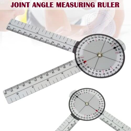 13 Inch 33cm Calibrated Goniometer Medical Joint Ruler 360 Degrees Range Tool _WK