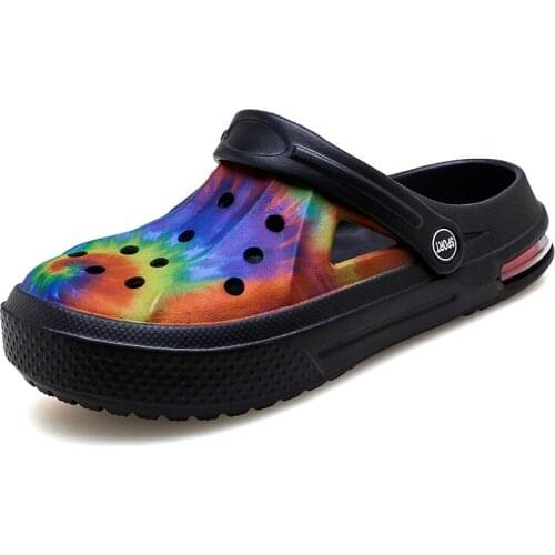 2021 Men Sandals Women Casual Summer Camouflage EVA Hole Shoes Clogs Lovers Home Garden Outdoor For Male Female Beach Slippers
