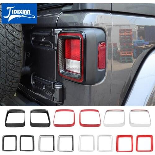 Car Taillight Stickers Car Tail Light Lamp Decoration Cover for Jeep Wrangler JL 2018 2019 2021 2020 2021 Exterior Accessories