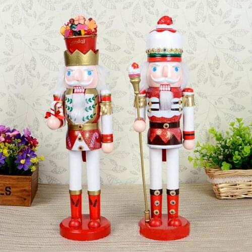 Free shipping Toys 38cm Candy kingdom King Nutcracker puppet Christmas gift, pure hand-painted Movable doll puppets D329