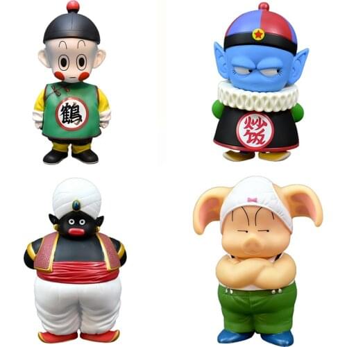 Dragon Ball Z Anime Figure Action Figuine Chiaotzu 16cm ABS Uron Figma DBZ Pilaf Modle Toys For Children Gift Desktop Collection