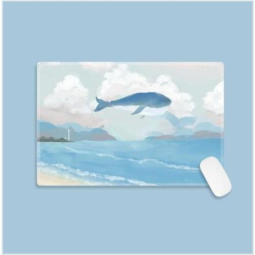 Gamer Cute Desk Mat Kawaii Mouse Pad Gaming Desk Mats Keyboard Desktop Deskpad for Office Home PC Computer Students 22x18cm