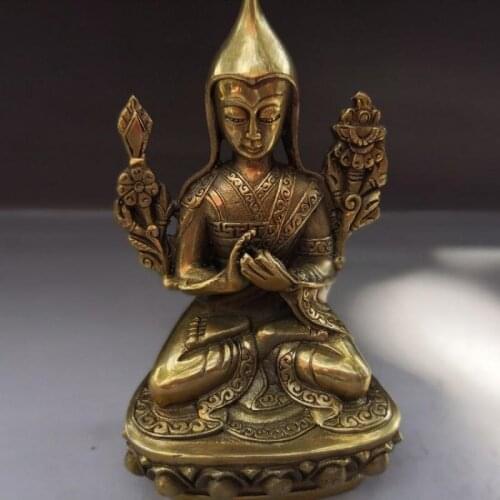 China Old Tibet Tibetan Buddhism tara buddha statue Bodhisattva Copper statue