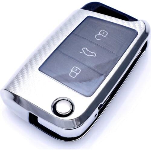 Soft TPU Key Case For VW Volkswagen Golf 7 6 Mk7 Polo Tiguan GTE For Seat Leon Mk2 2 Ibiza Fr For Skoda Octavia Holder Key Cover