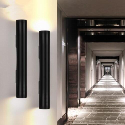 Nordic retro industrial style corridor loft aisle study wall sconce lamp art creative bedroom bedside led wall lamp