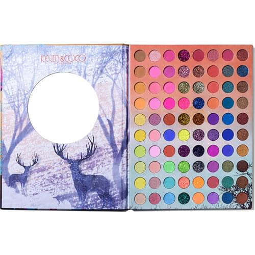 New 80 Color Eyeshadow Palette Makeup Tool Waterproof Long-Lasting Eye Shadow Matte Shimmer Colors Eyes Makeup Cosmetic