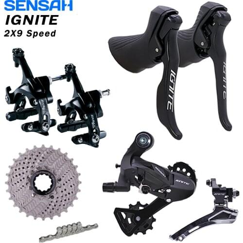 SENSAH IGNITE Shifter Derailleurs 2x8 2x9 Speed Caliper Brake Cassette Groupset For Road Bike Bicycle 4700 5800 105 Empire Pro
