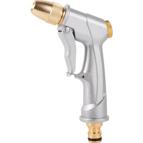 Garden Irrigation Aluminum Alloy High Pressure Car Washing Adjustable Water Gun Household Lawn Sprinkler Cleaning Tool