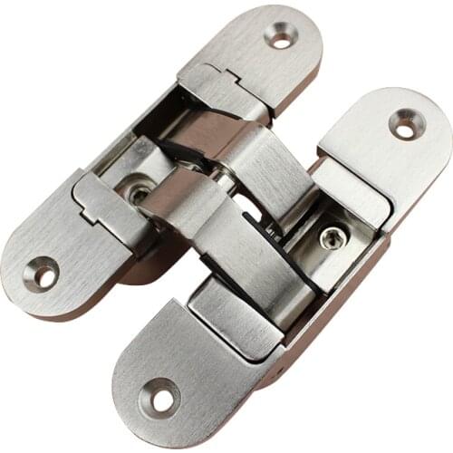 Professional supply Invisible adjustable hidden door hinge Heavy Duty bearing 40KG concealed connection hardware door clamp