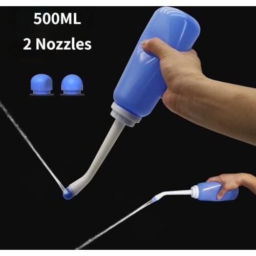 Vagina & Anal Sprayer Personal Cleaner Hand Held Seat 500ml Toilet Bidet Tackle Hygiene Washing Travel EVA Portable Bottle