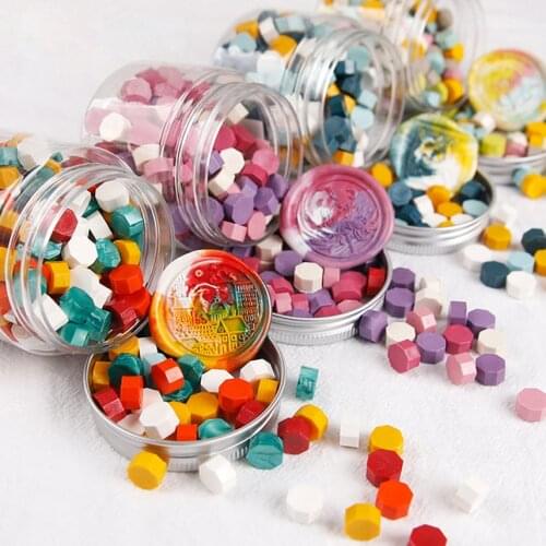 180Pcs/Bag Retro Seal Stamp Sealing Wax Wedding Invitation Cards Beads for Craft Scrapbooking Stamp Envelope Ancient Craft Decor