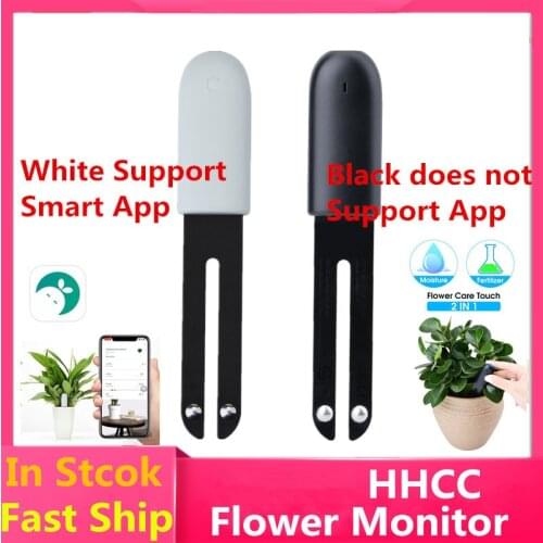5Pcs HHCC Smart Flower Monitor Flora Plants Grass Flower Care Soil Water Fertility Tester Sensor Home Gardening Detector