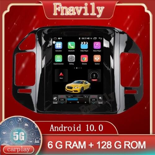 Android 10 Car Radio For Mitsubishi Pajero V73 V77 V68 V75 V78 Autoradio Dvd Player GPS Navigation Vertical Screen Tesla Style