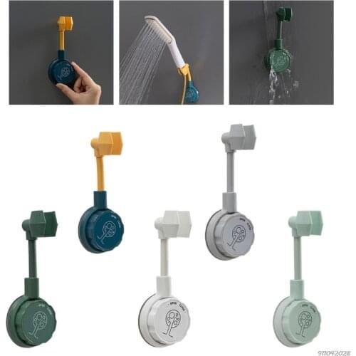 Shower Head Holder Suction Cup Handheld Showerhead Bracket 360° Universal Adjustable Height Rotatable Shower Holder Wholesales