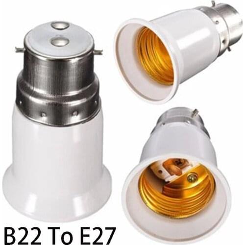 Lamp Bases Led Light Bulb Converter Adapter B22 To E27 Bayonet Adapter Holder Light Plug Connector Accessories